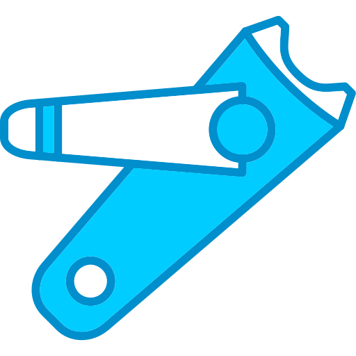 nagelknipper Generic Blue icoon