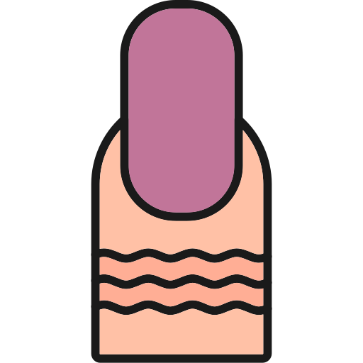 Nail Generic Outline Color icon
