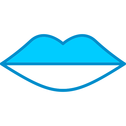 입술 Generic Blue icon