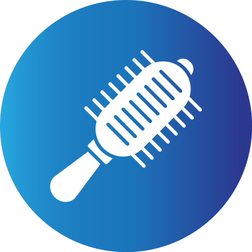 Hair brush Generic Blue icon