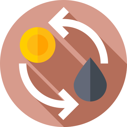 Exchange Flat Circular Flat icon