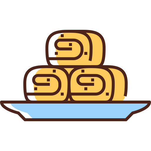 Egg rolls Generic Color Omission icon