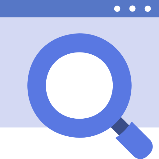 검색 Generic Blue icon