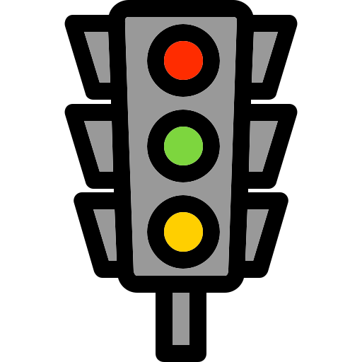 luzes de trânsito Generic Outline Color Ícone