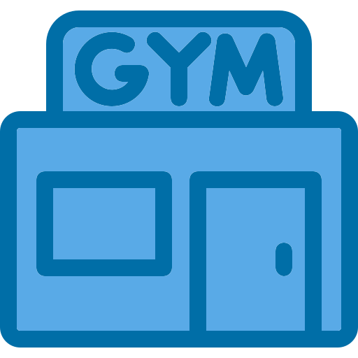 sportschool Generic Blue icoon
