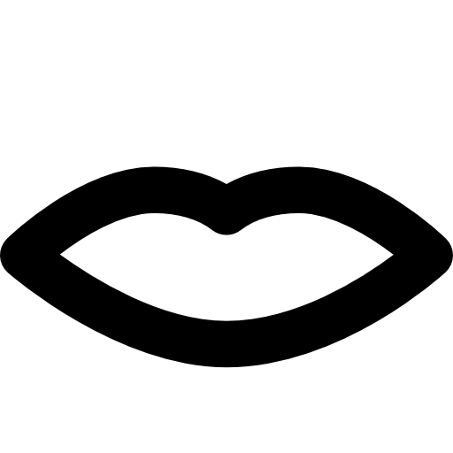 vrouwen lippen  icoon
