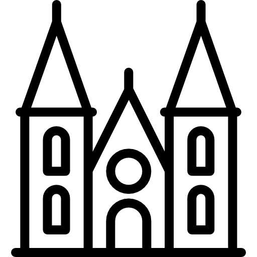 kościół katolicki Special Lineal ikona