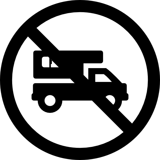 veicoli pesanti non ammessi  icona
