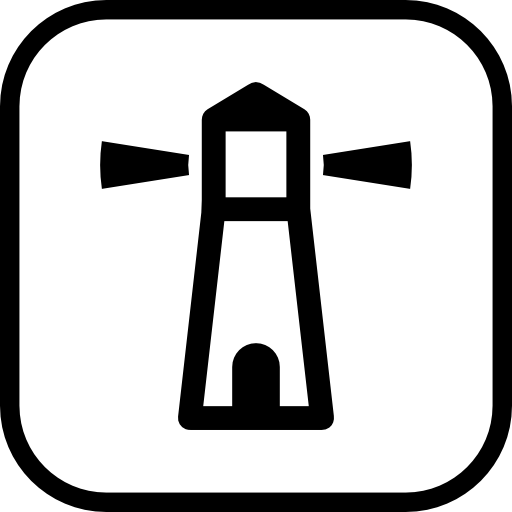 leuchtturm zeichen  icon