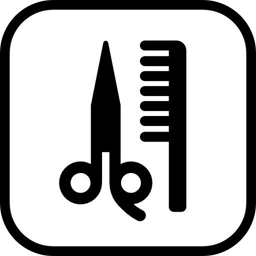 outils de coiffure  Icône