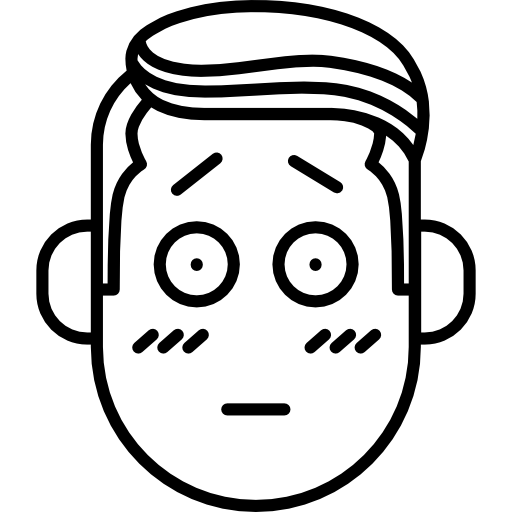 Confusion Boy Face  icon