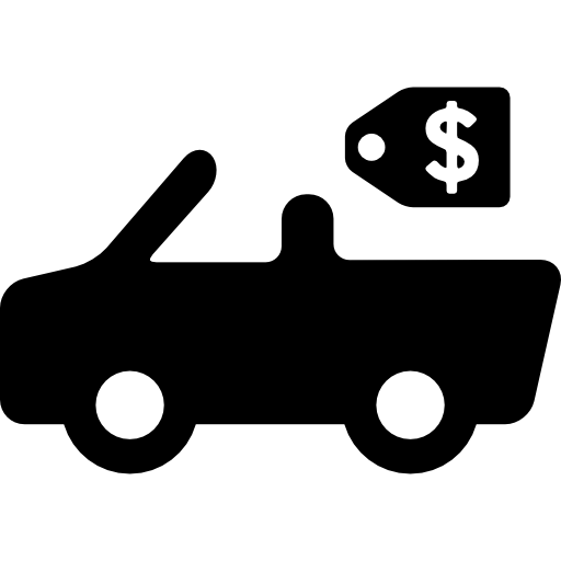 precio del coche  icono