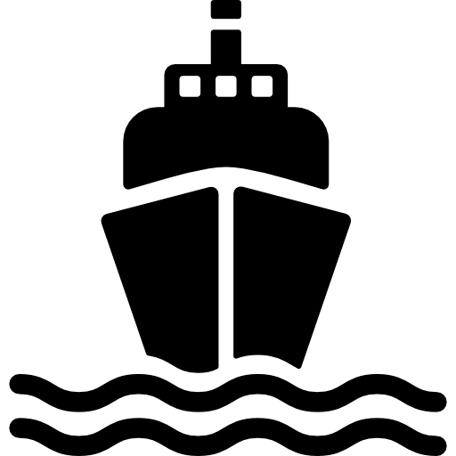 trasporto marittimo  icona