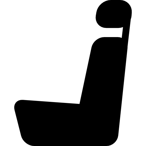 asiento de coche  icono