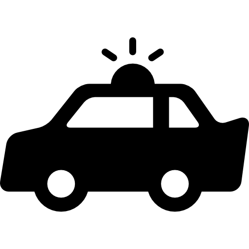 coche de seguridad  icono