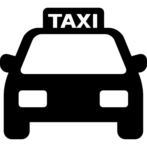 Frontal Taxi Cab  icon