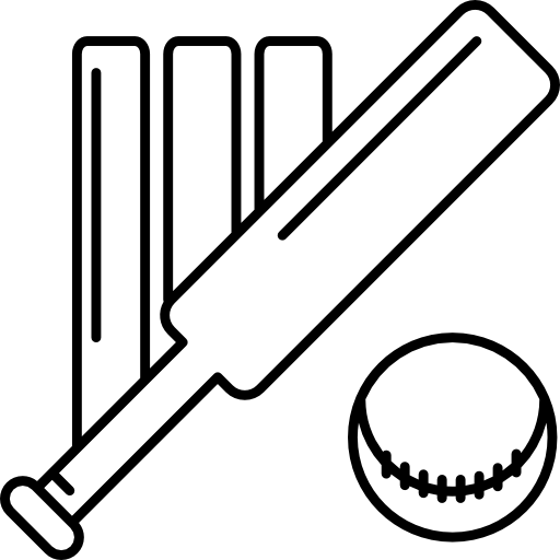 attrezzatura da cricket  icona