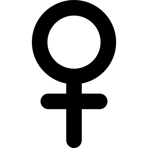 símbolo de venus  icono