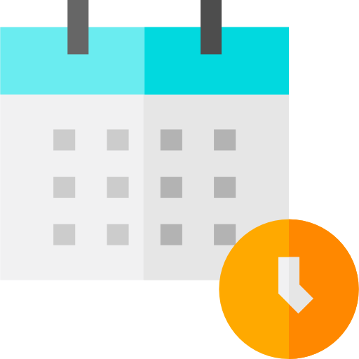 Calendar Basic Straight Flat icon