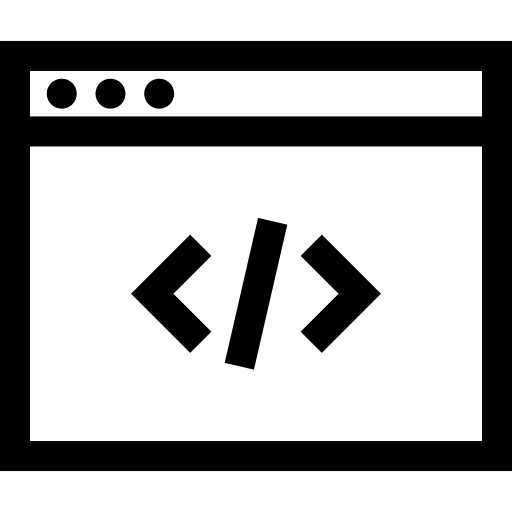 코딩 Basic Straight Lineal icon