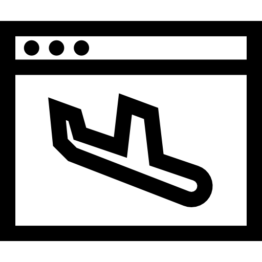 ランディングページ Basic Straight Lineal icon