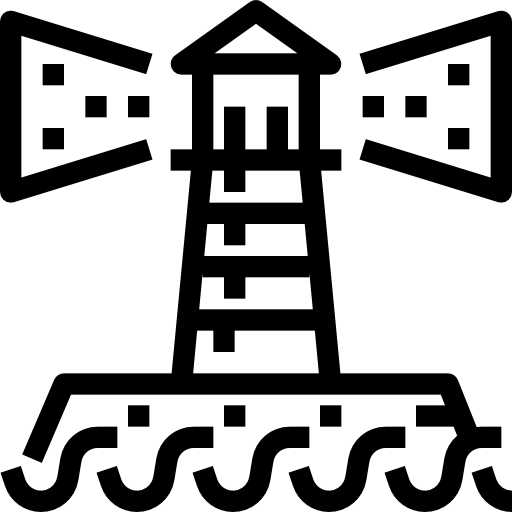 latarnia morska Accurate Lineal ikona