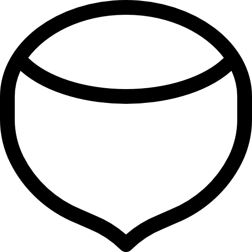 haselnuss Basic Rounded Lineal icon