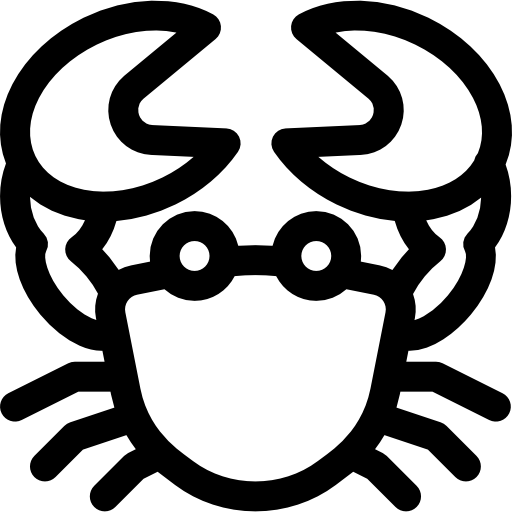 カニ Basic Rounded Lineal icon