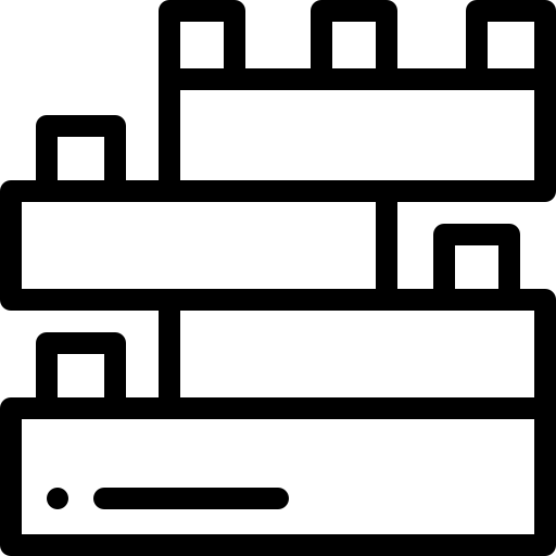 bloccare Detailed Rounded Lineal icona