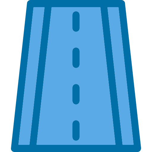 straße Generic Blue icon