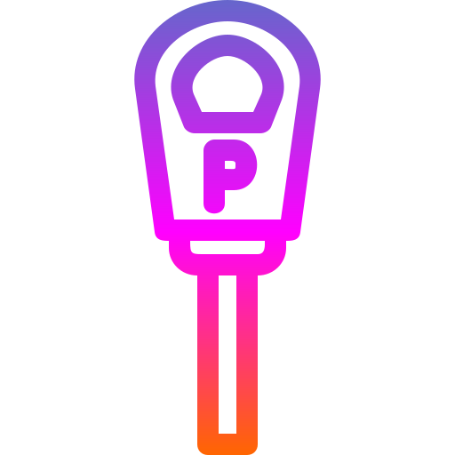 parkeermeter Generic Gradient icoon
