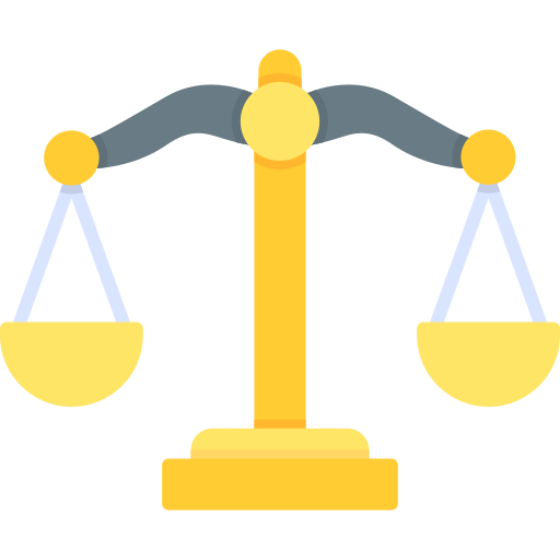 skala sprawiedliwości Generic Flat ikona