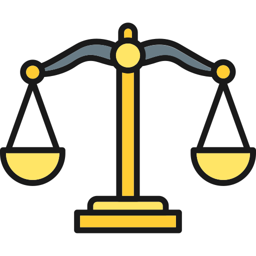 skala sprawiedliwości Generic Outline Color ikona