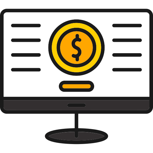 Online donation Generic Outline Color icon
