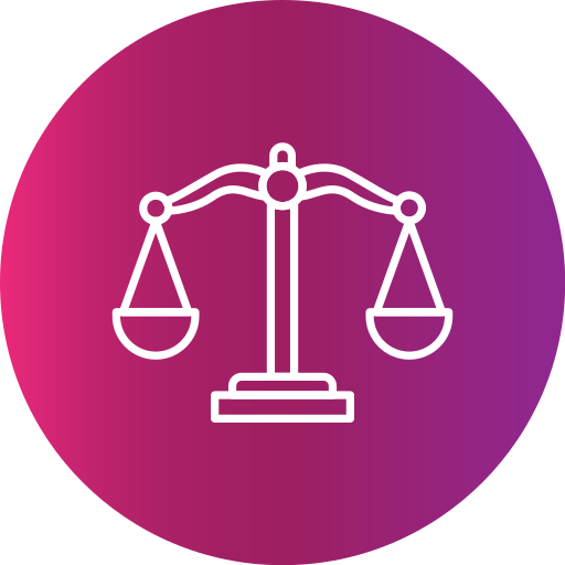 Justice scale Generic Flat Gradient icon