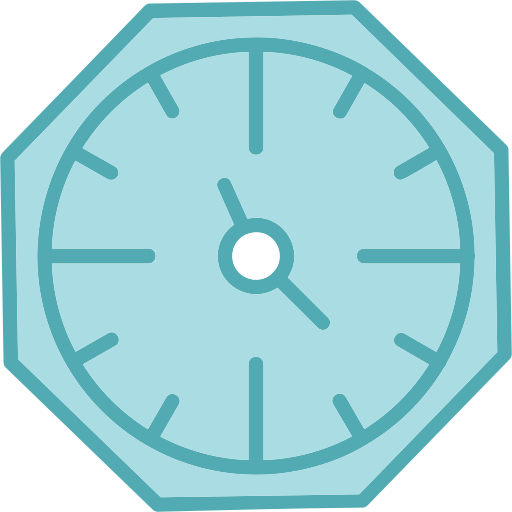 orologio da parete Generic Blue icona
