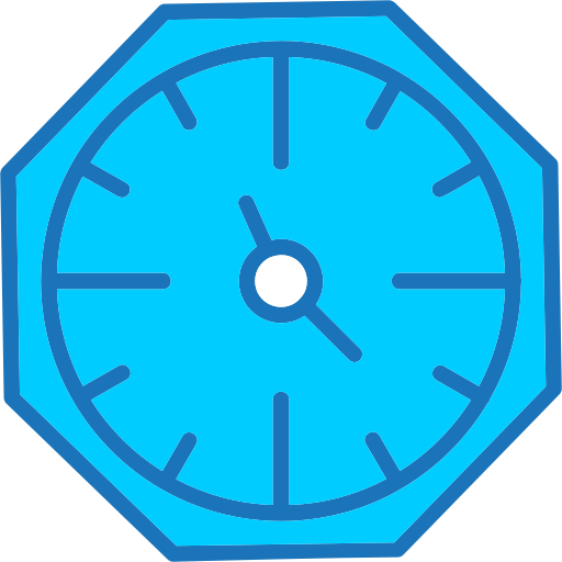 壁時計 Generic Blue icon