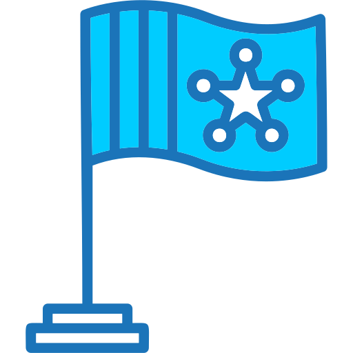 国旗 Generic Blue icon