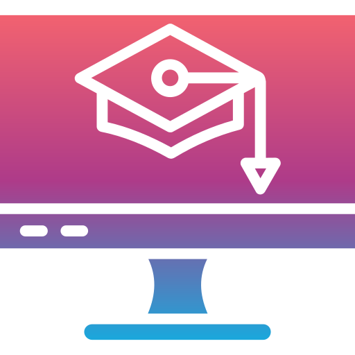 Elearning Generic Flat Gradient icon