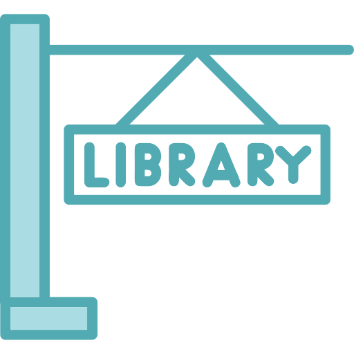 biblioteka Generic Blue ikona