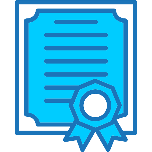 Diploma Generic Blue icon