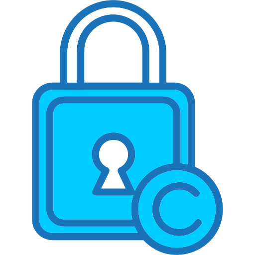 Lock Generic Blue icon