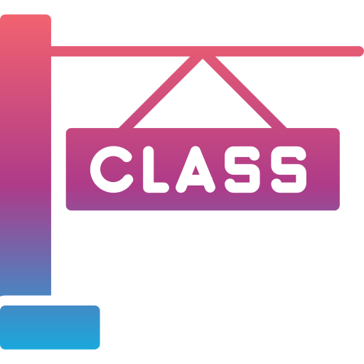 Class Generic Flat Gradient icon