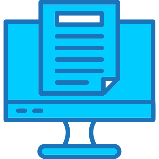 Elearning Generic Blue icon