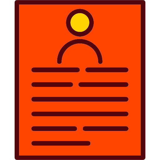 dokument Generic Outline Color ikona