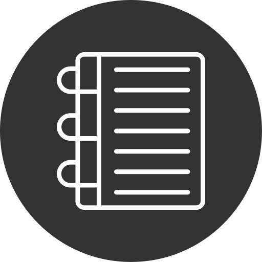Notebook Generic Glyph icon
