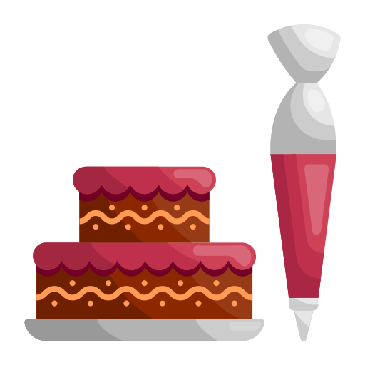 decoración de pasteles Generic Flat icono