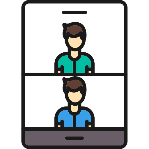 Video calling Generic Outline Color icon