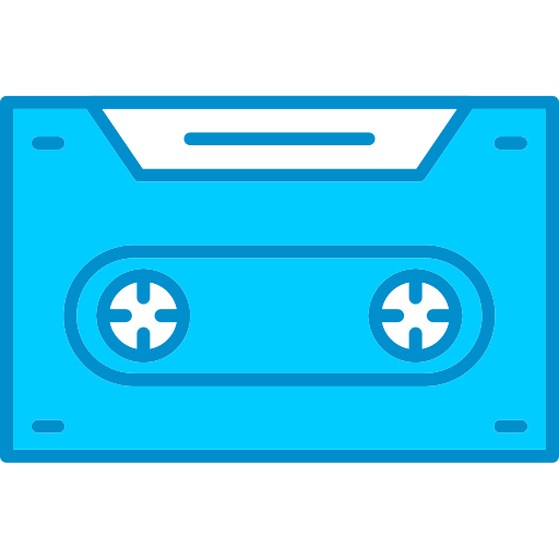 cassette Generic Blue Icône