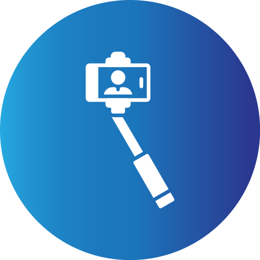 Selfie Generic Blue icon